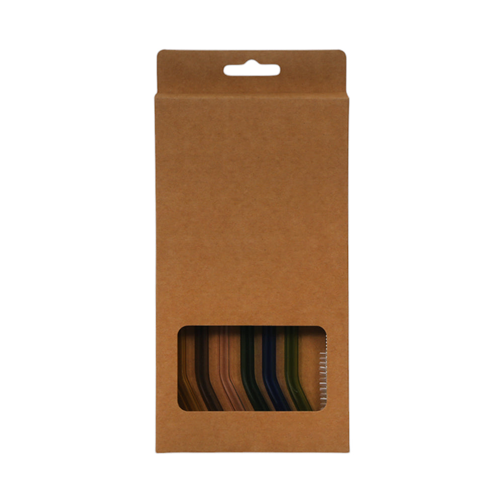 STRAW SET 7PC COLOR 28-2
