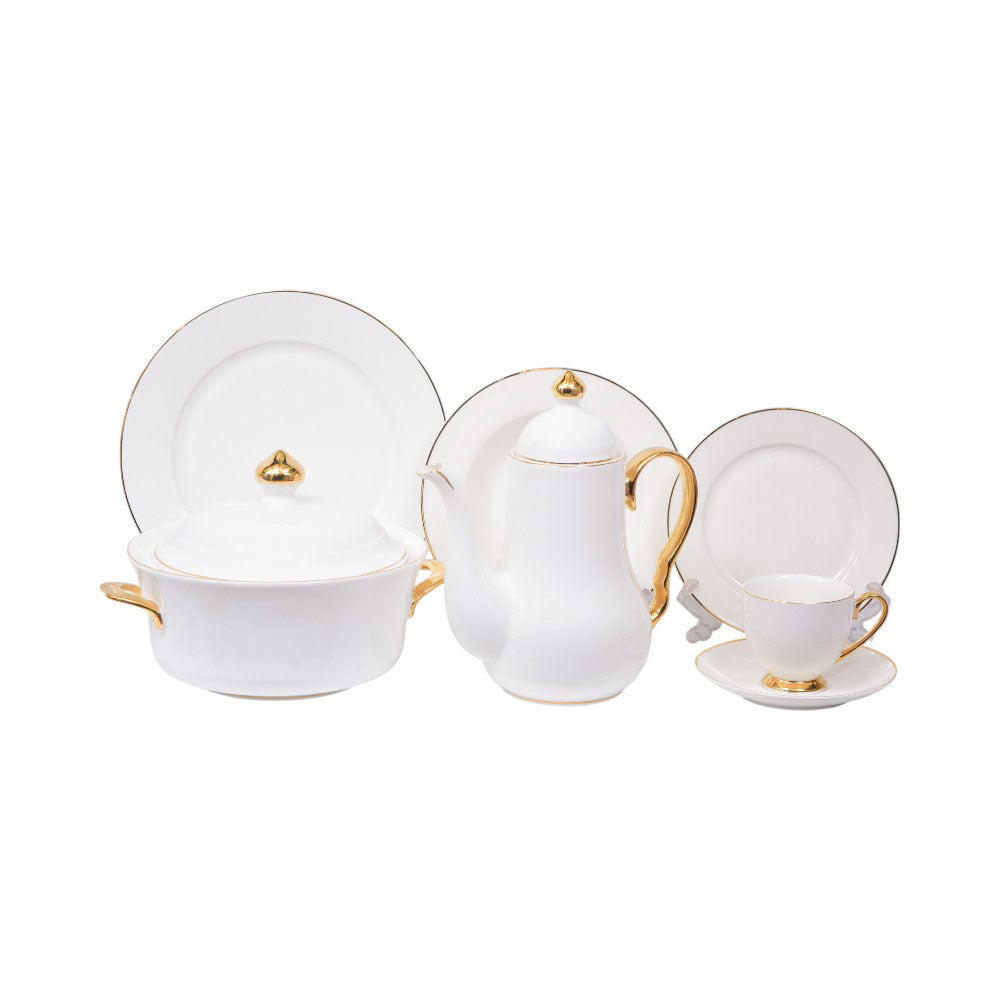 DINNER SET 61PC BONE CHINA TX-GGK ET