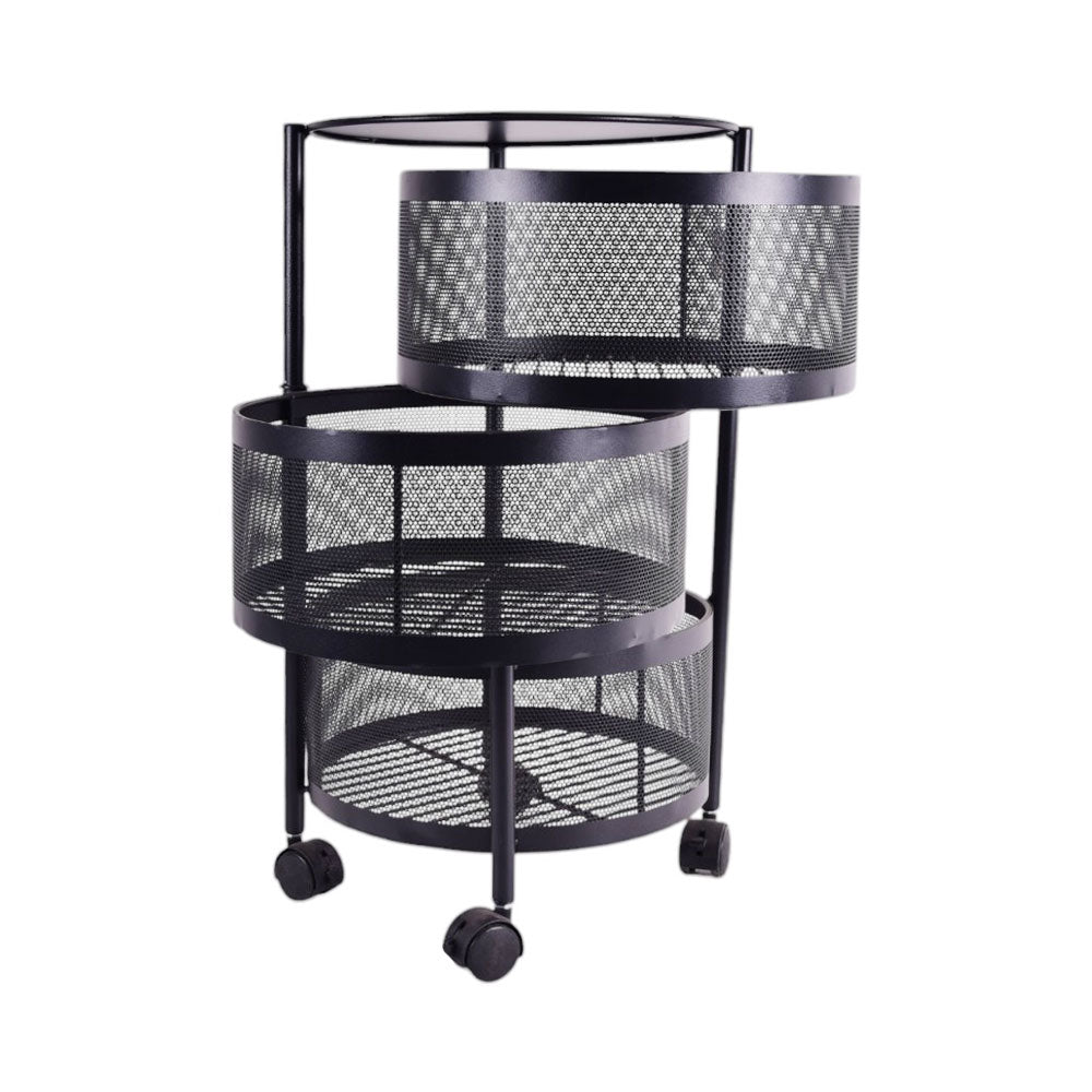 KITCHEN TROLLEY 3TIRE IR ROUND YT3