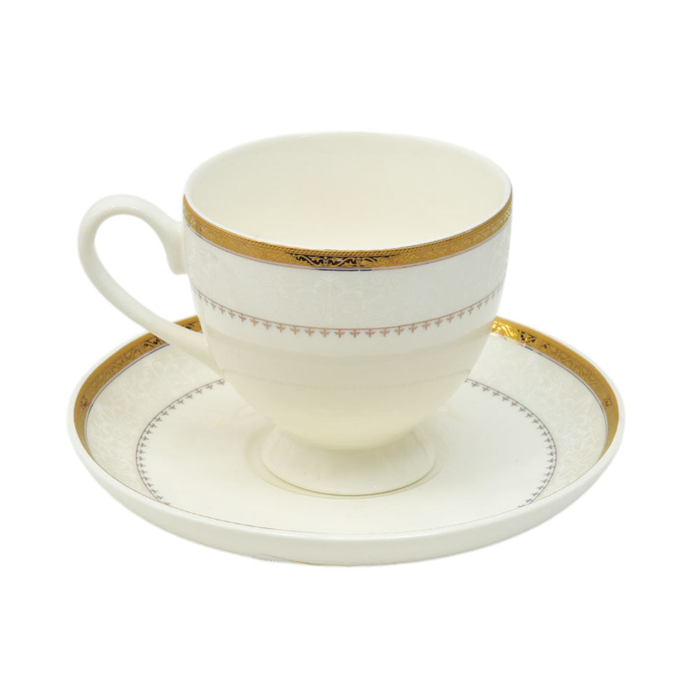 CUP & SAUCER BONE CHINA FD005 TMC (Pack 6)