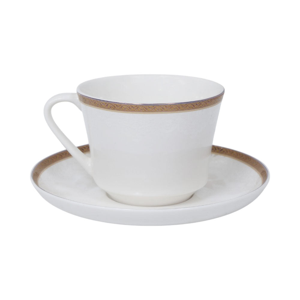 CUP & SAUCER BONE CHINA JA002 TMC (Pack 6)