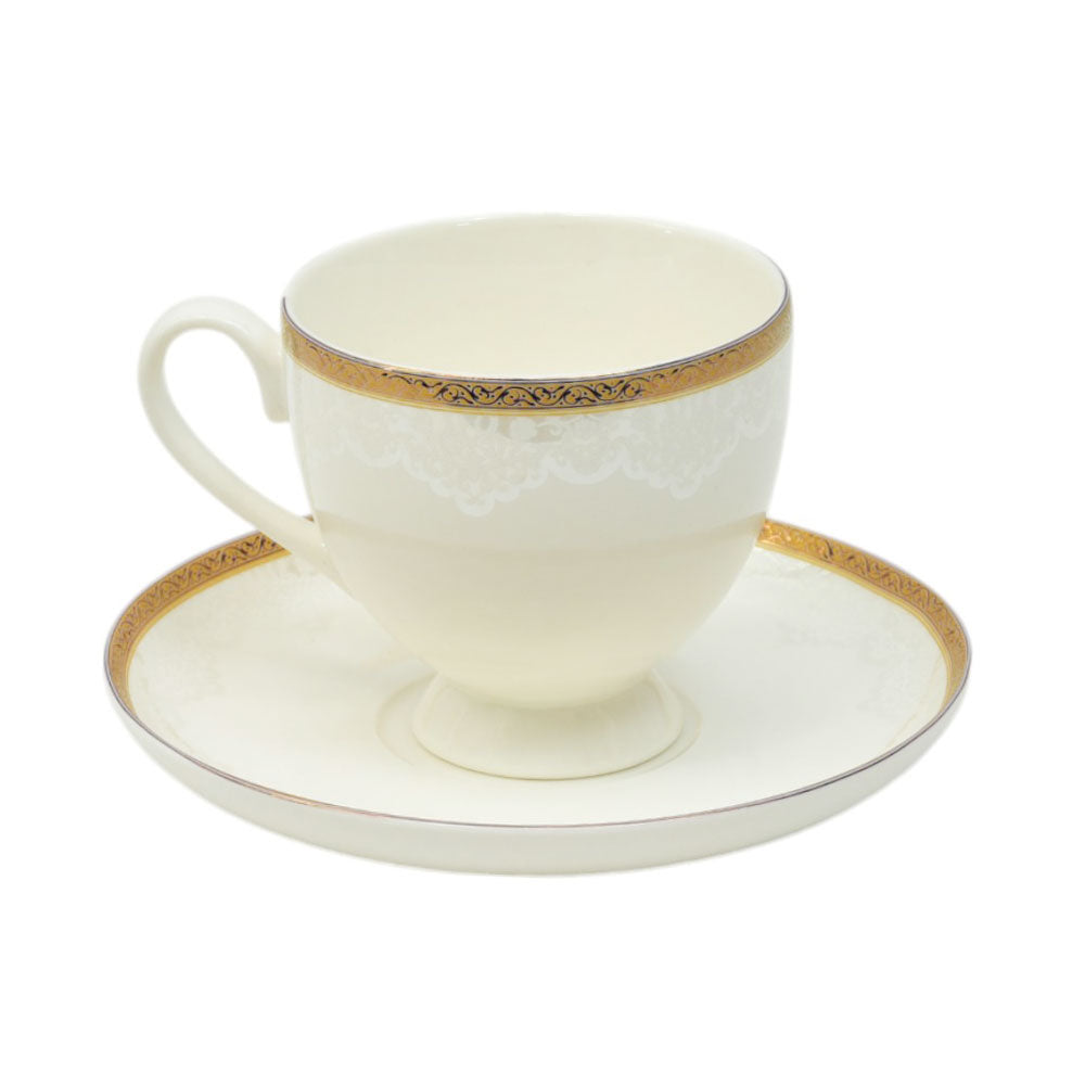 CUP & SAUCER BONE CHINA FD002 TMC (Pack 6)