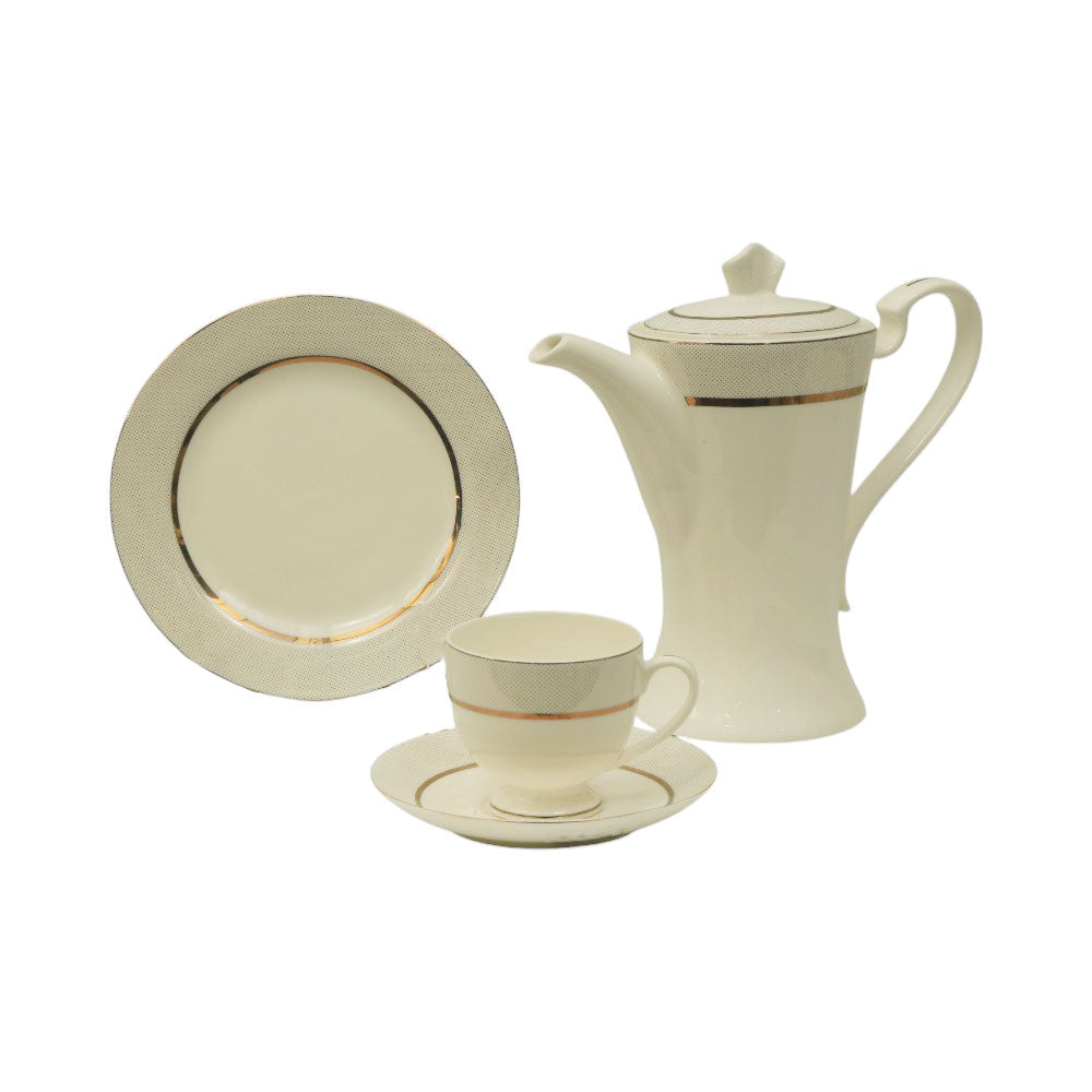TEA SET 24PC BONE CHINA ONE MORE FQ4