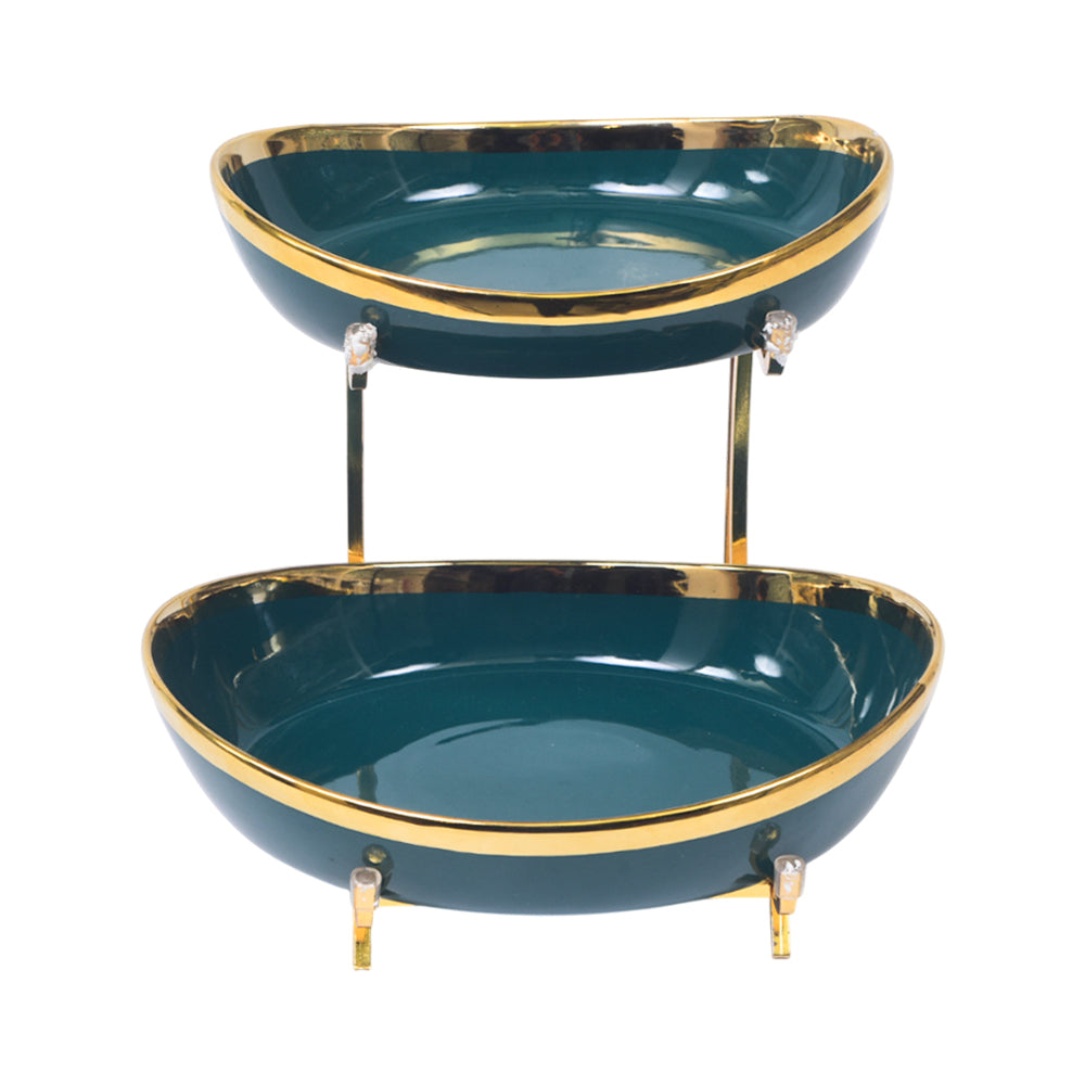 BOWL SET 2PC WITH STAND YBW2