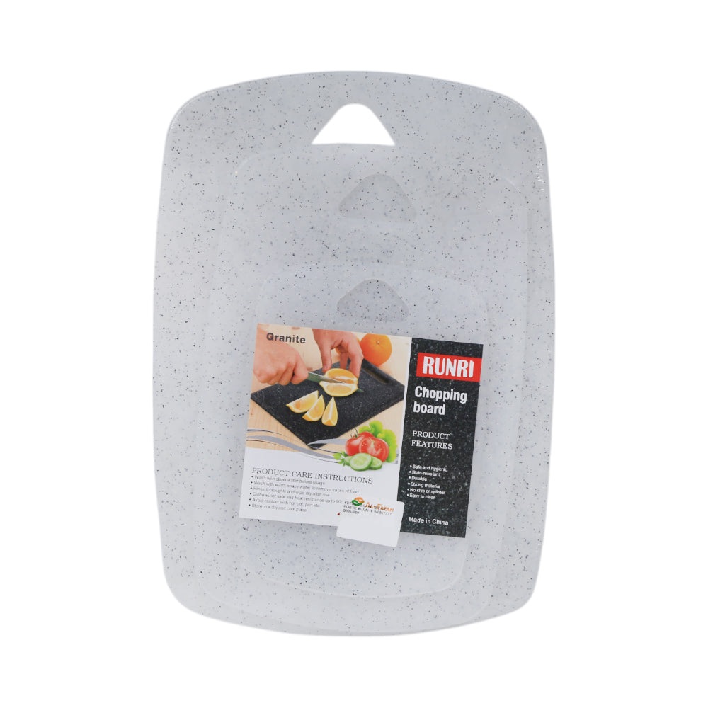 CUTTING BOARD SET 3PC PLASTIC RUNRI IR WF057777 D305-309