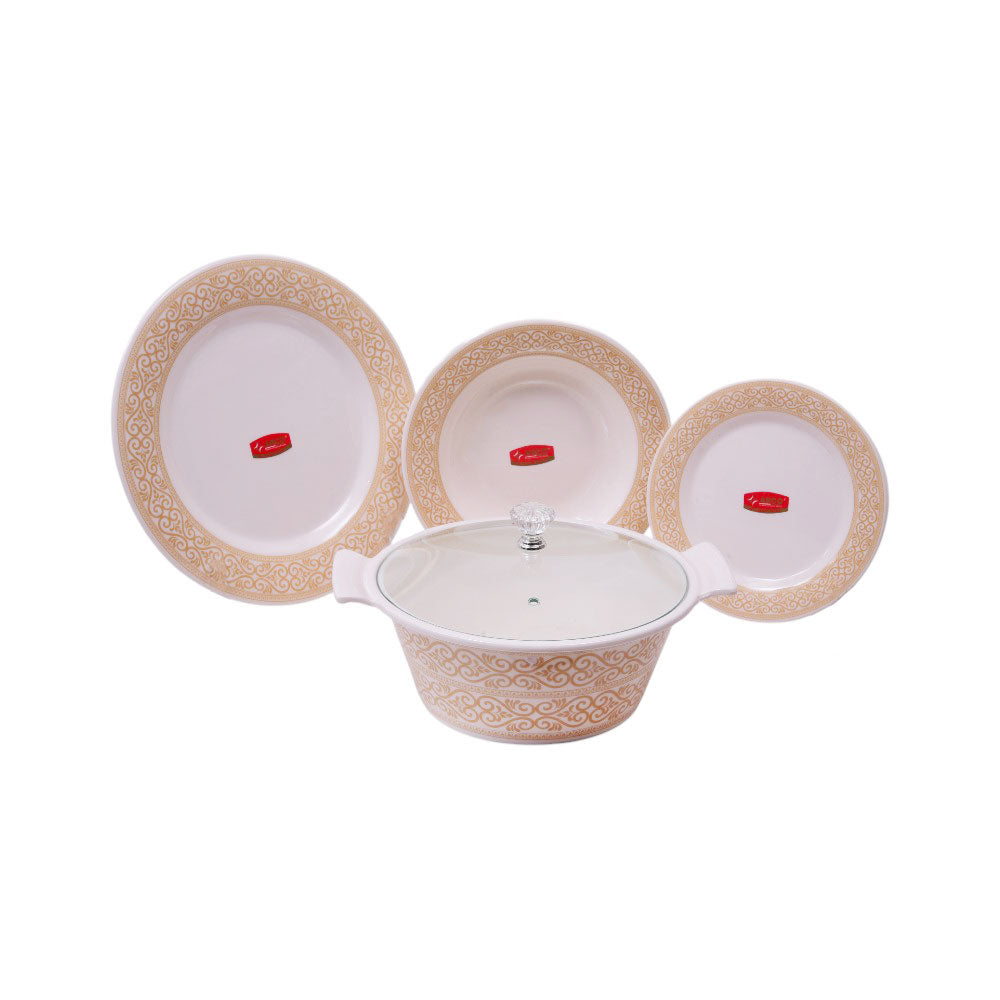 DINNER SET 72PC MELAMINE ONESTO NO10