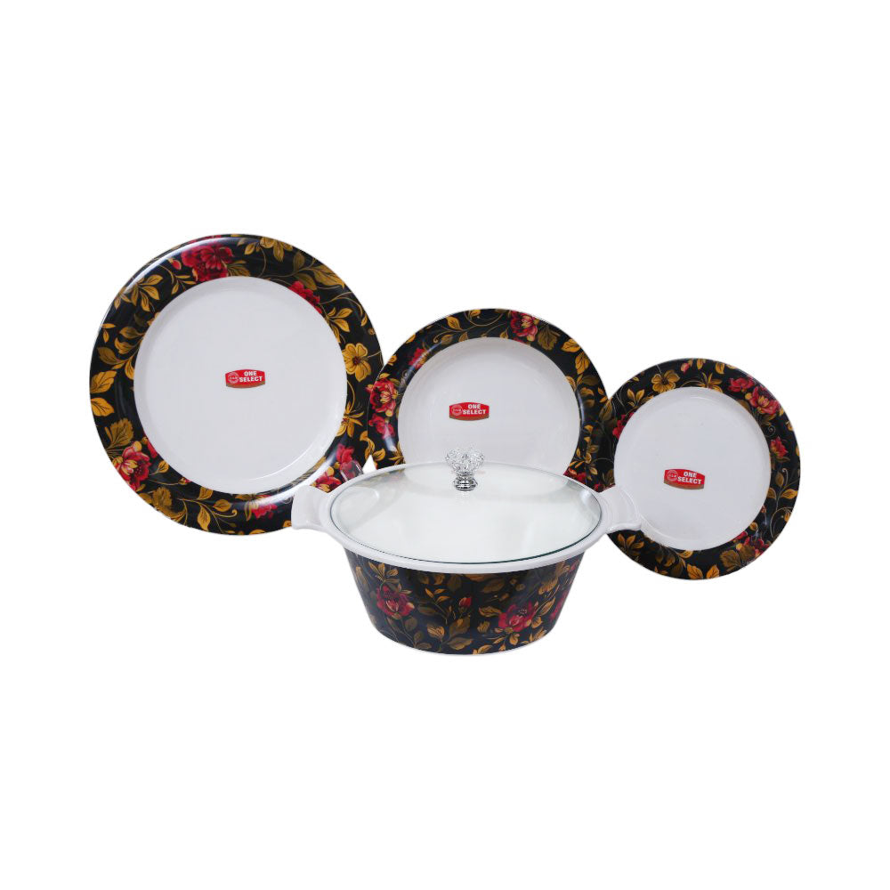 DINNER SET 72PC MELAMINE ONESTO NO14