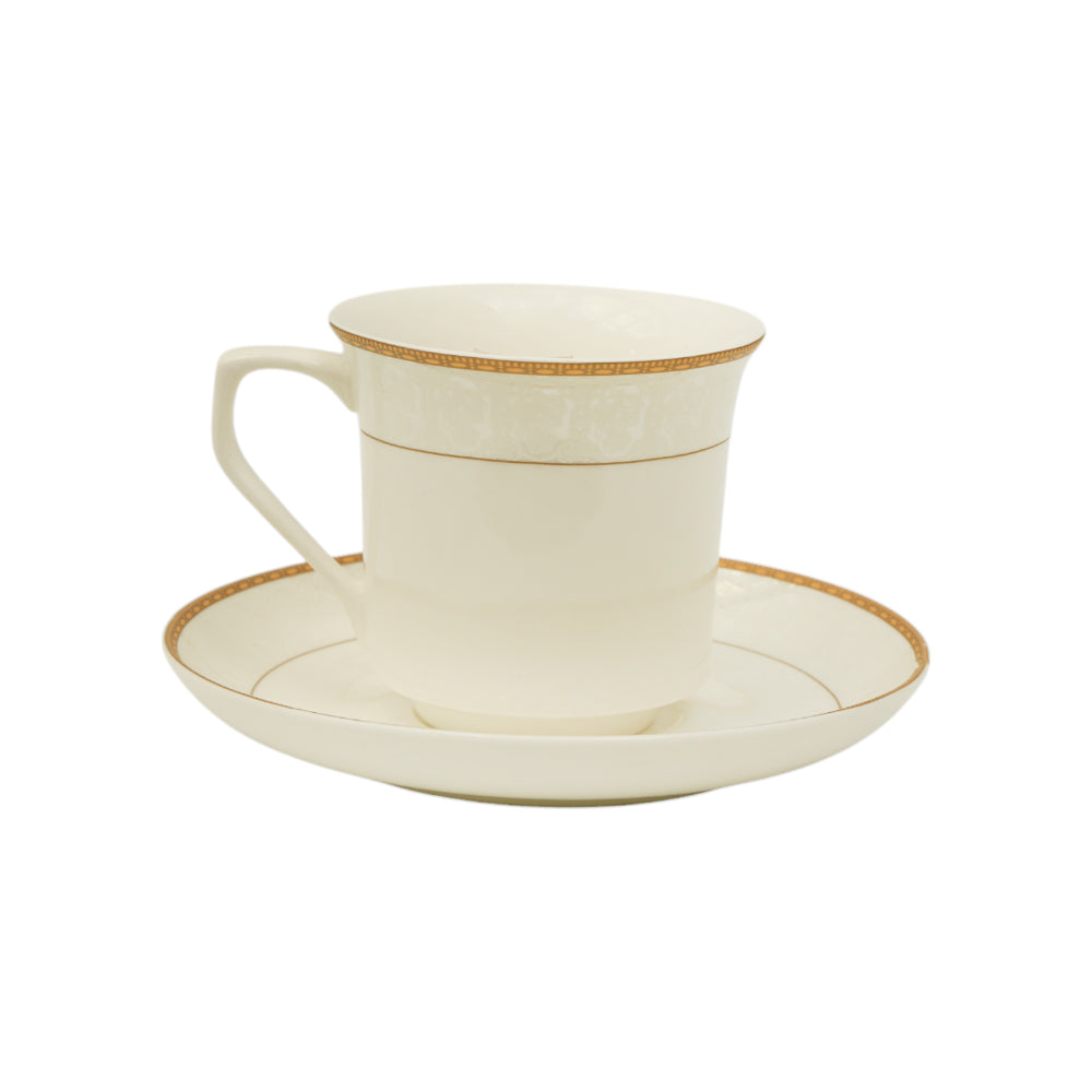 CUP & SAUCER BONE CHINA 123-03390 RC (Pack 6)
