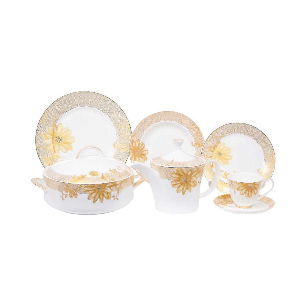 DINNER SET 71PC BONE CHINA SSW-01G