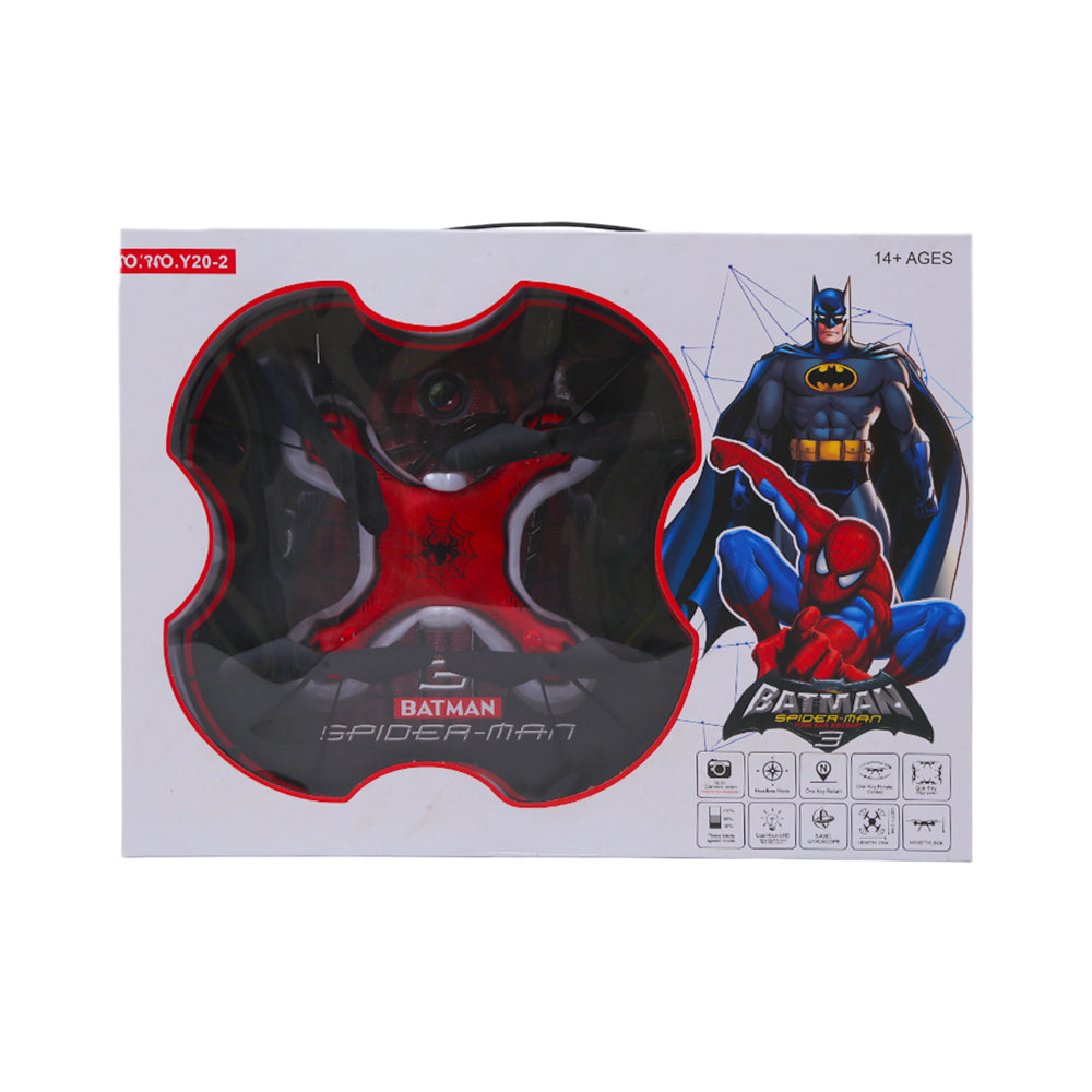 Y20 2 BATMAN SPIDERMAN DRONE W USB RC IR