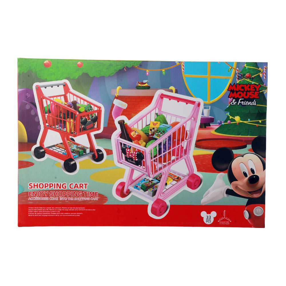 D071 DISNEY MICKEY MOUSE SHOPPING CART  D