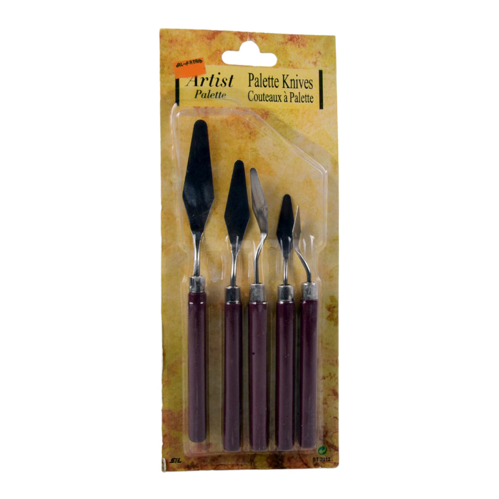 ST2012 ARTIST PALETTE KNIVES 5PC PACK