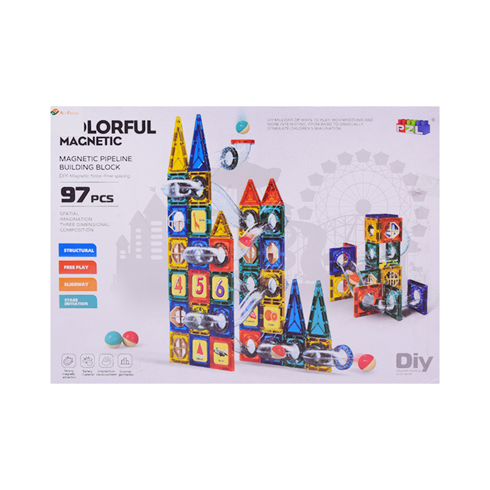 9918B COLORFUL MAGNETIC BUILDING BLOCK A.I