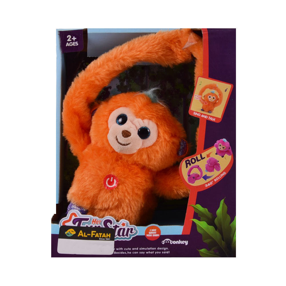 T892 MUSICAL ROLLING MONKEY
