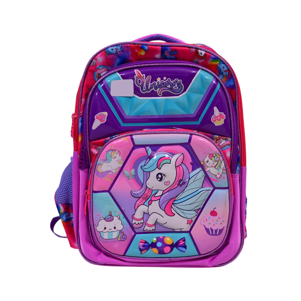 2310 SCHOOL BAG BACK PACK UNICORN 16INCH