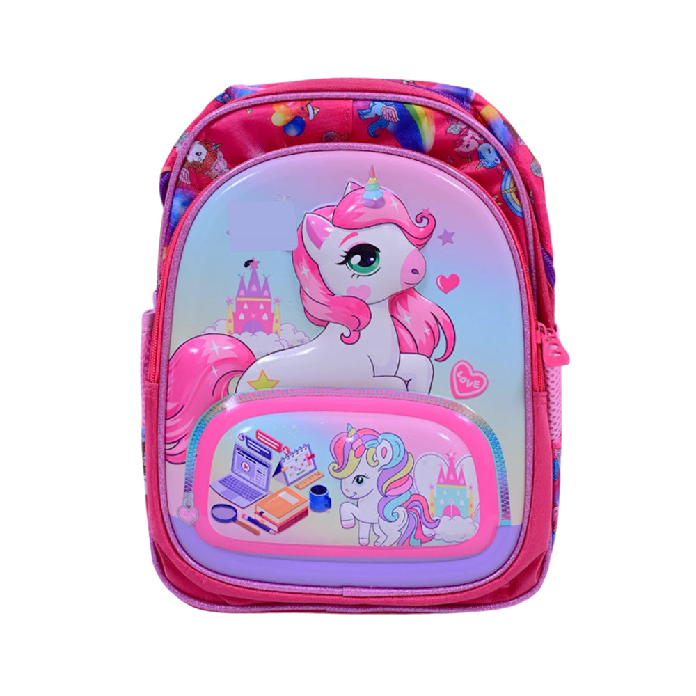 9712 SCHOOL BAG BACK PACK UNICORN 12INCH