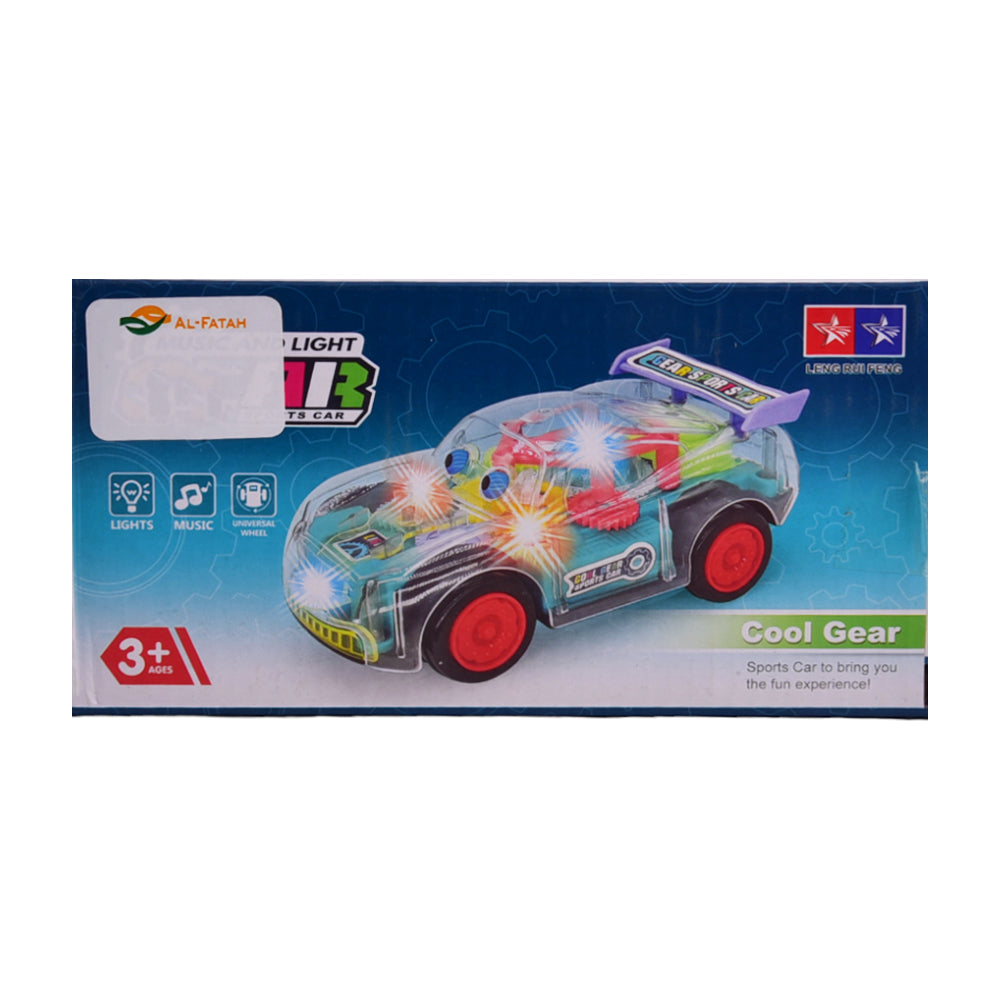 999-52 MUSICAL TRANSPARENT GEAR CAR