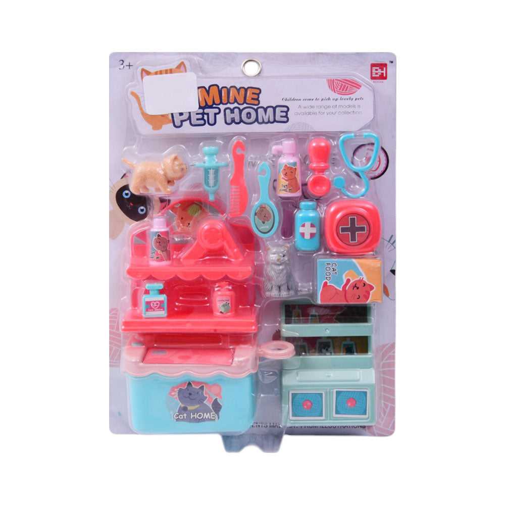 832-91 MINE PET HOME KITCHEN SET IN CARD