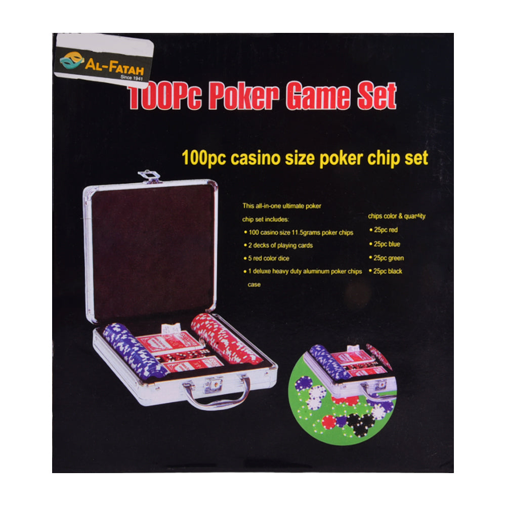 POKER CHIPS 100 PCS BRIEF