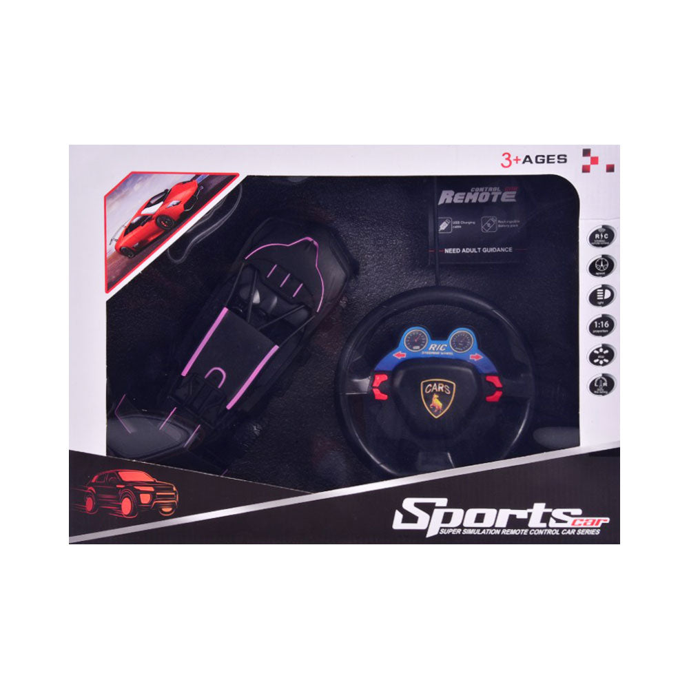 2241-4 SPORTS CAR W-STERING BLACK R/C