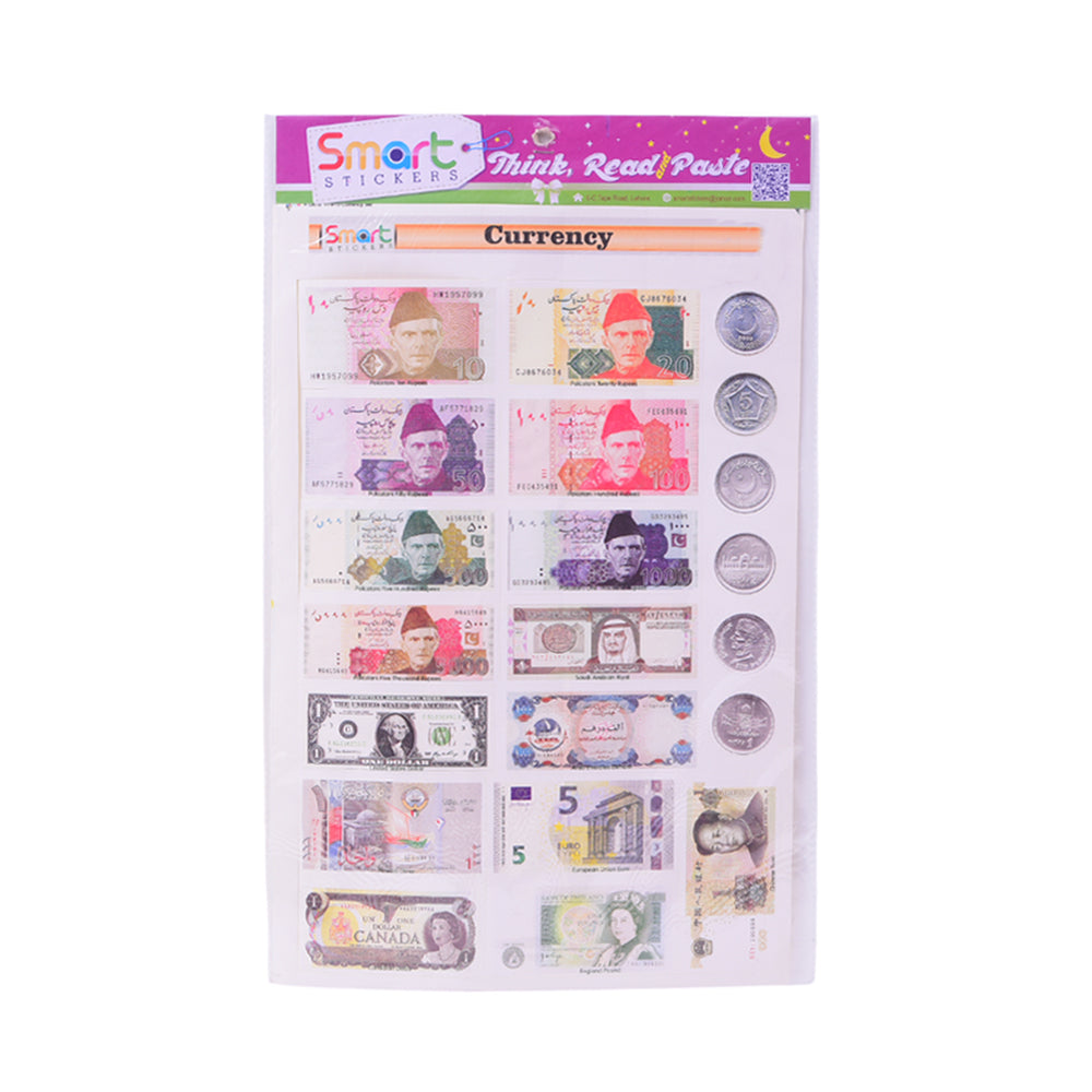 3043 CURRENCY STICKERS