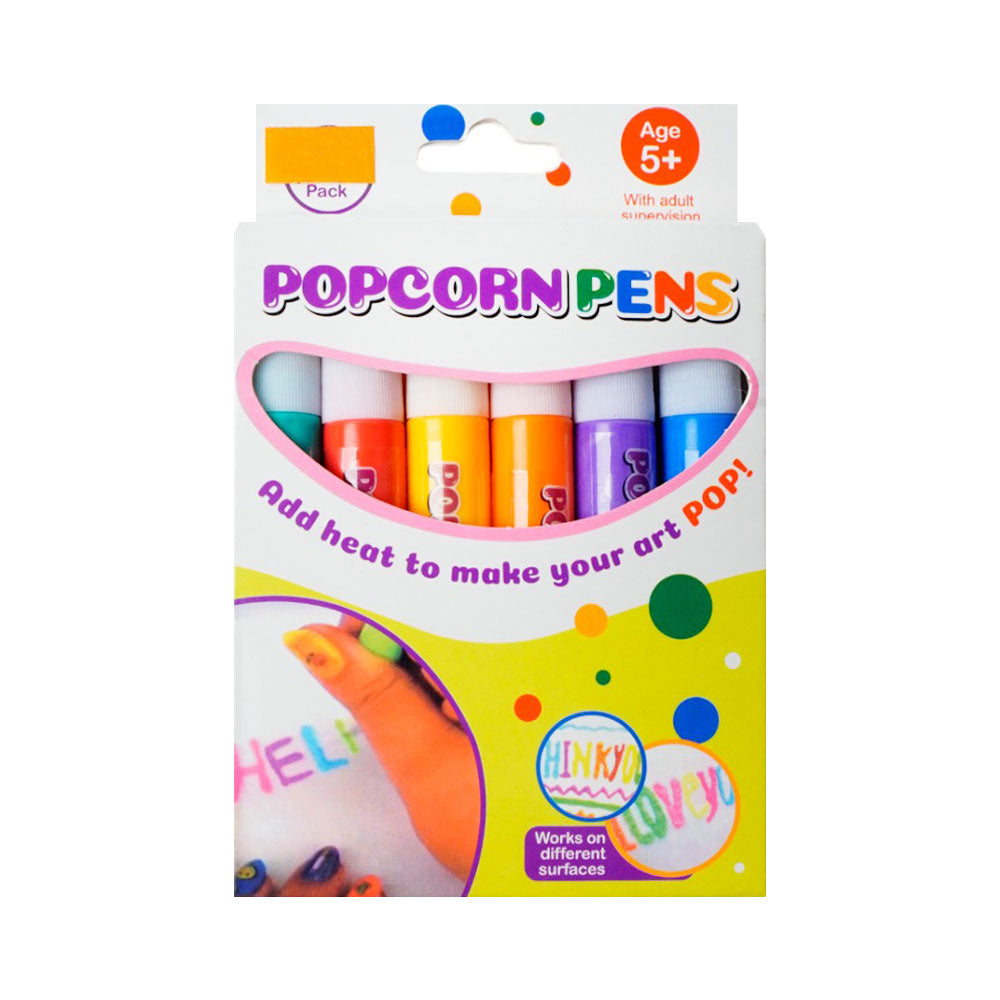 POPCORN PENS 6PC PACK 10ML TUBE
