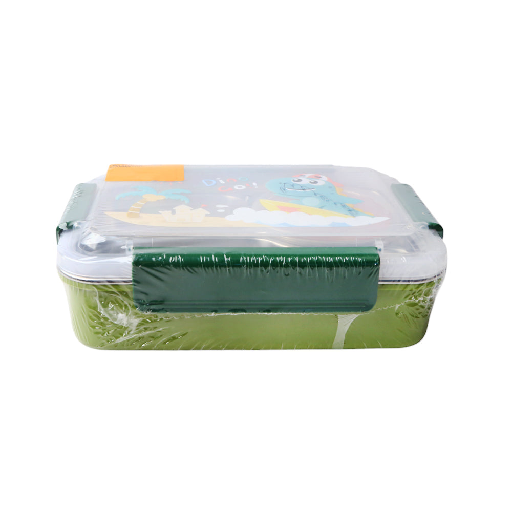 L891 STEEL LUNCH BOX TRANSPARENT