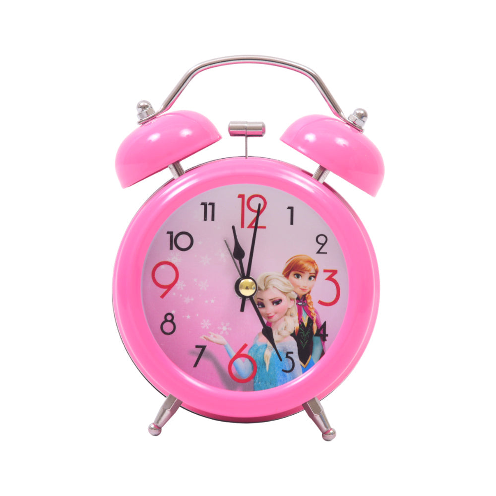 6691 TWIN BELL ALARM CLOCK SILVER