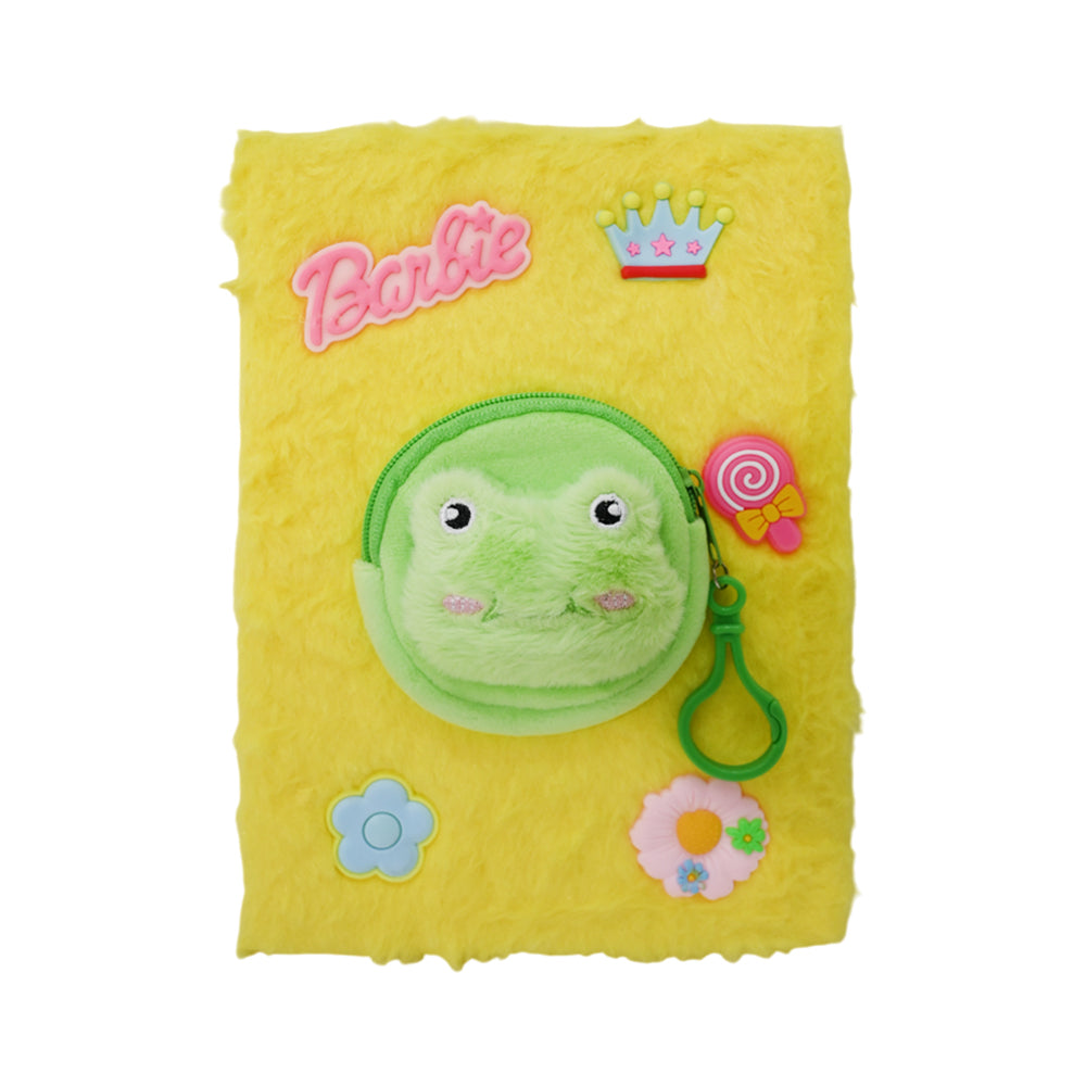 SSS1972 NOTE BOOK FURR FROG W-MINI BAG