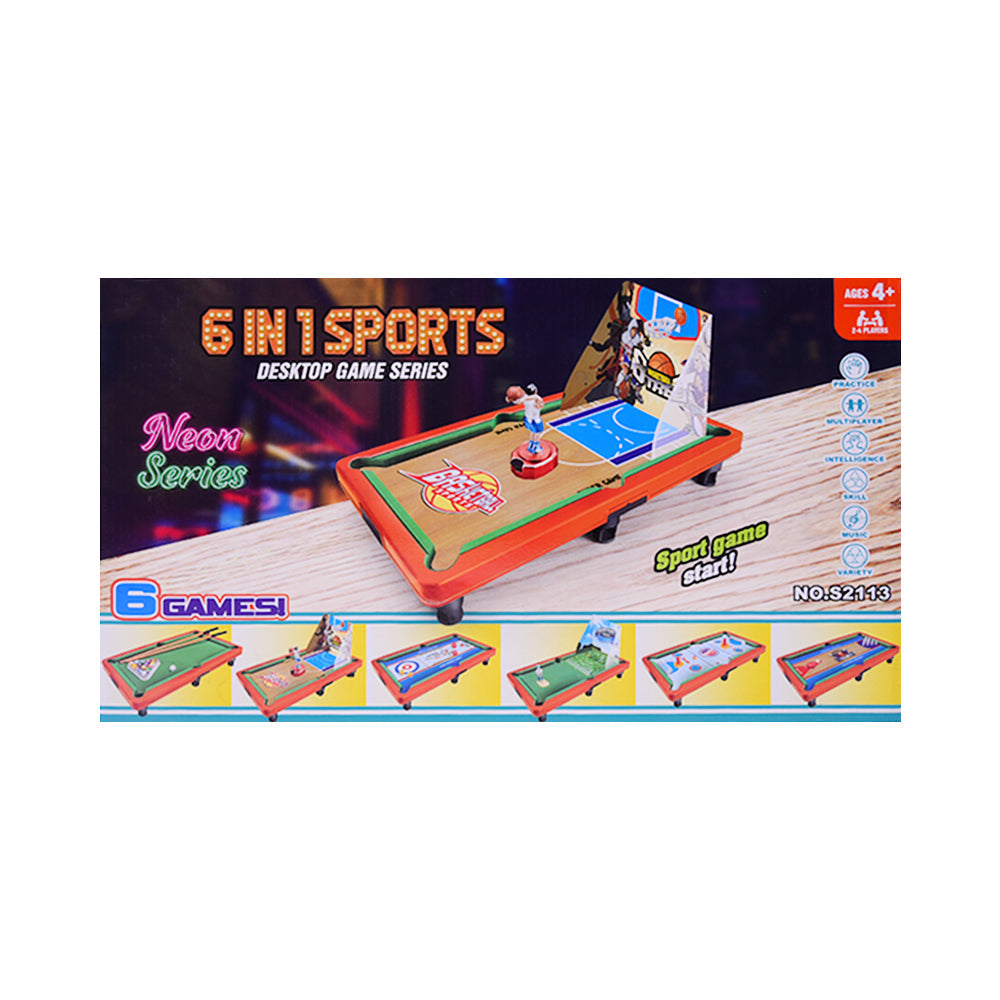 S2113 DESKTOP GAME SERIES 6 IN 1