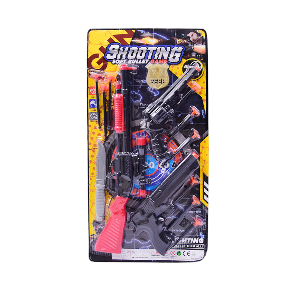 888-6 POLICE SHOOTING SET IN CARD