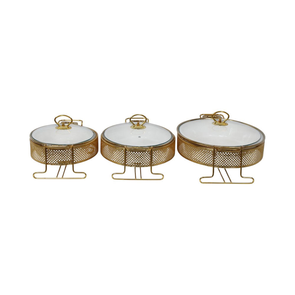 DONGA SET 3PC PORCELAIN ROUND SL27761SW
