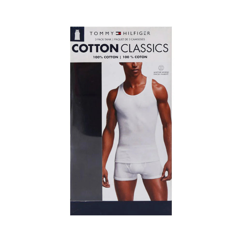 TH MEN SANDO VEST P-3 09TTK09001 BLK (IR)