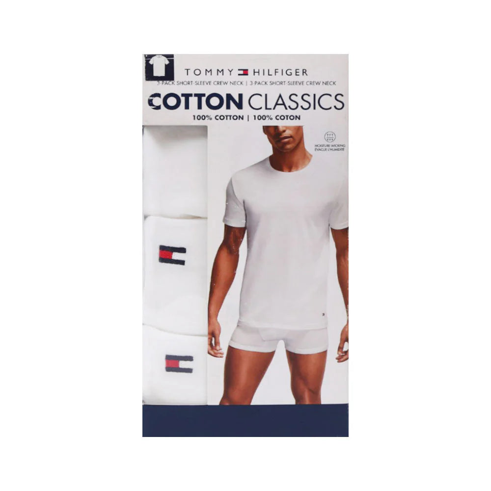 TH MEN R-NECK UNDER SHIRT P-3 09TCR13100 WHT (IR)