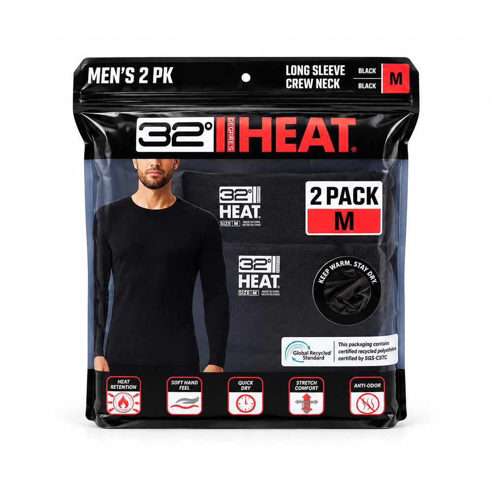 HEAT 32 WARMER SHIRT P-2 BLK M (IR)
