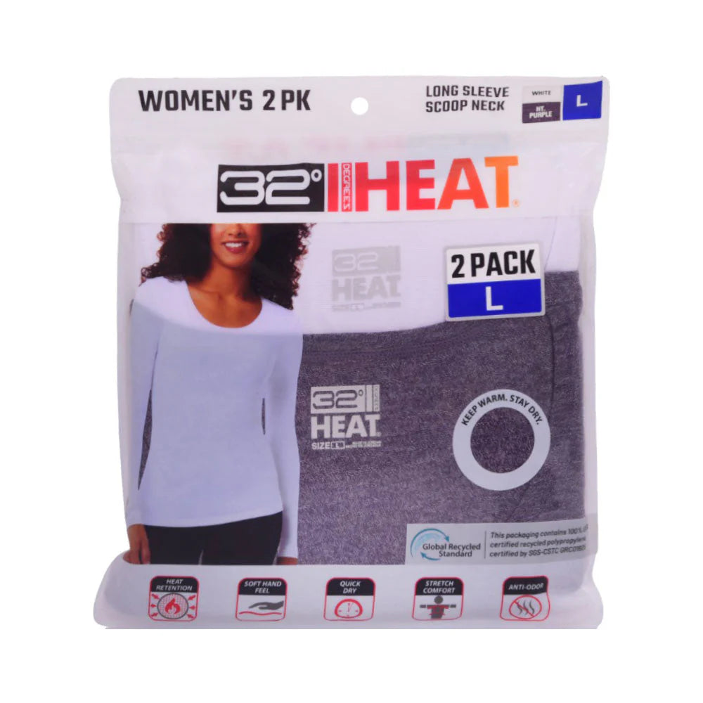 LADIES HEAT 32 WARMER SHIRT P-2 (IR)