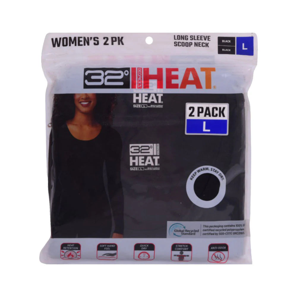 LADIES HEAT 32 WARMER SHIRT P-2 (IR)