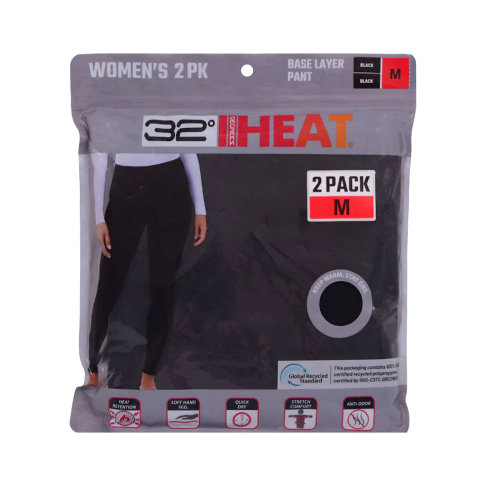 LADIES HEAT 32 WARMER TROUSER P-2 BLK (IR)