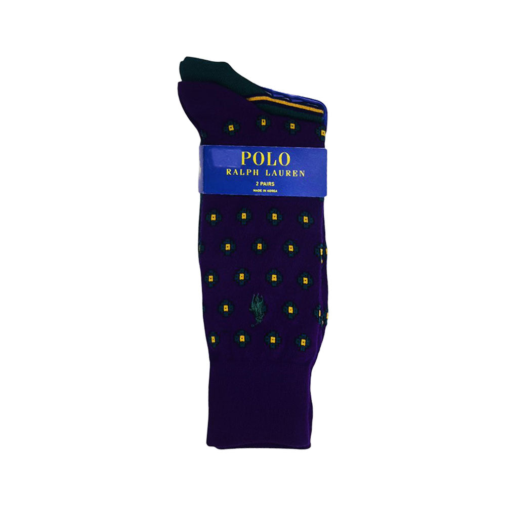 RL MEN DRESS SOCKS P-2 899102 MULTI (IR)