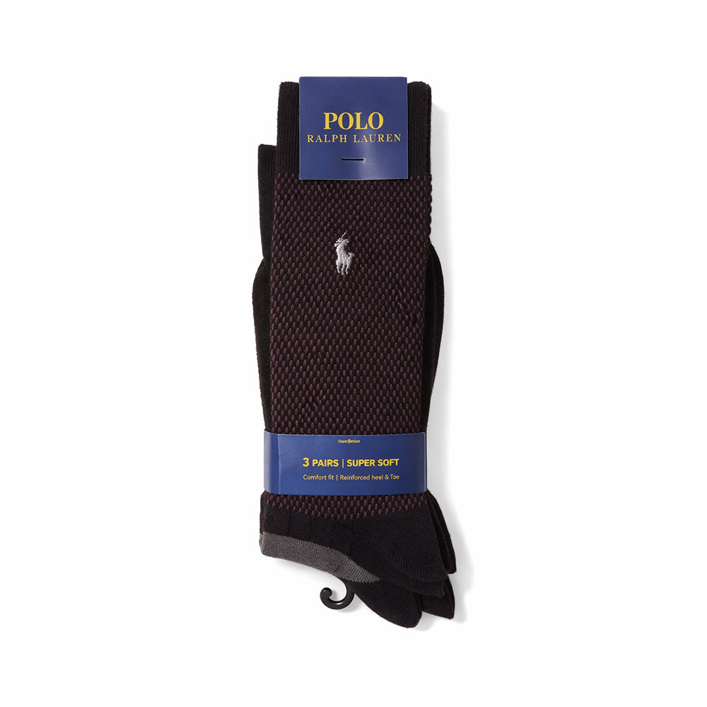 RL MEN DRESS SOCKS P-3 8612 MULTI (IR)