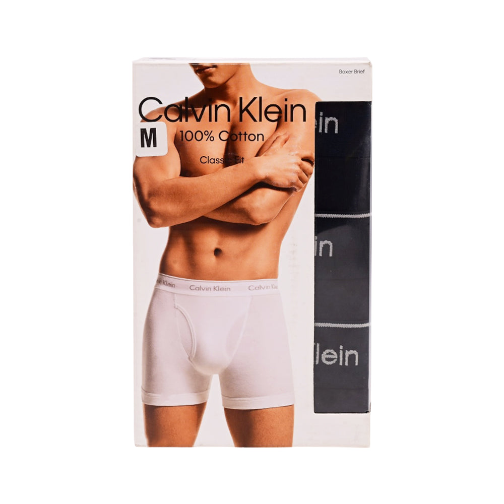 CK MEN BOXER BRIEF P-3 NB4003-001 BLK M (IR)