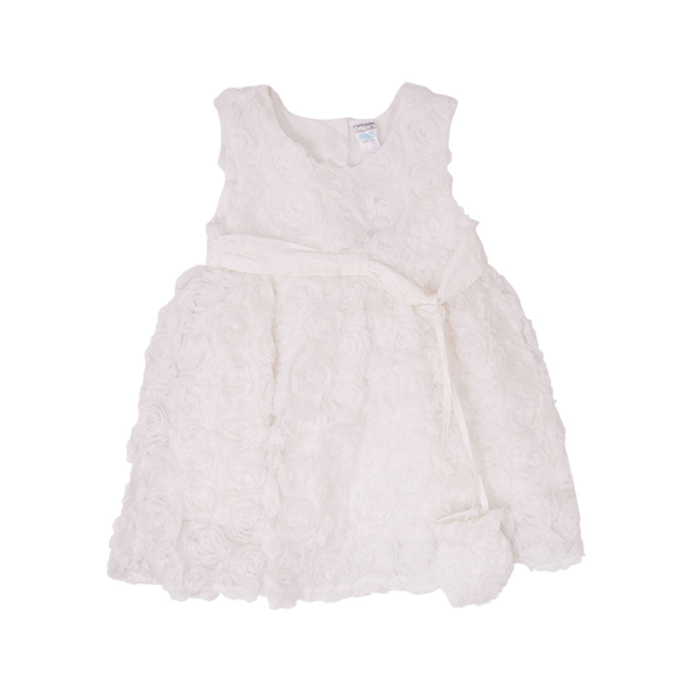 GIRLS S/L 2PC FANCY FROCK MZS-24 3-4 YEAR 00019
