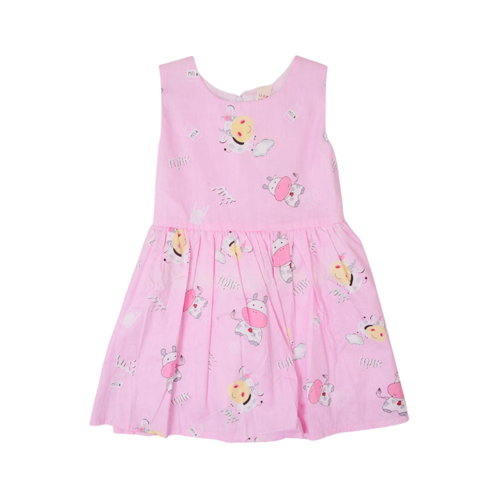 GIRLS S/L FROCK MZS-24 3-4 YEAR 00023