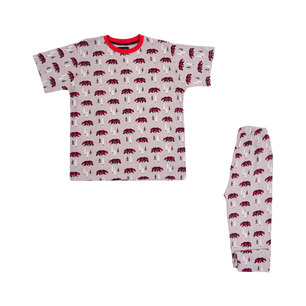 BOYS S/S 2PC SLEEPING SUIT MZS-24 13-14 YEAR NSBK-3