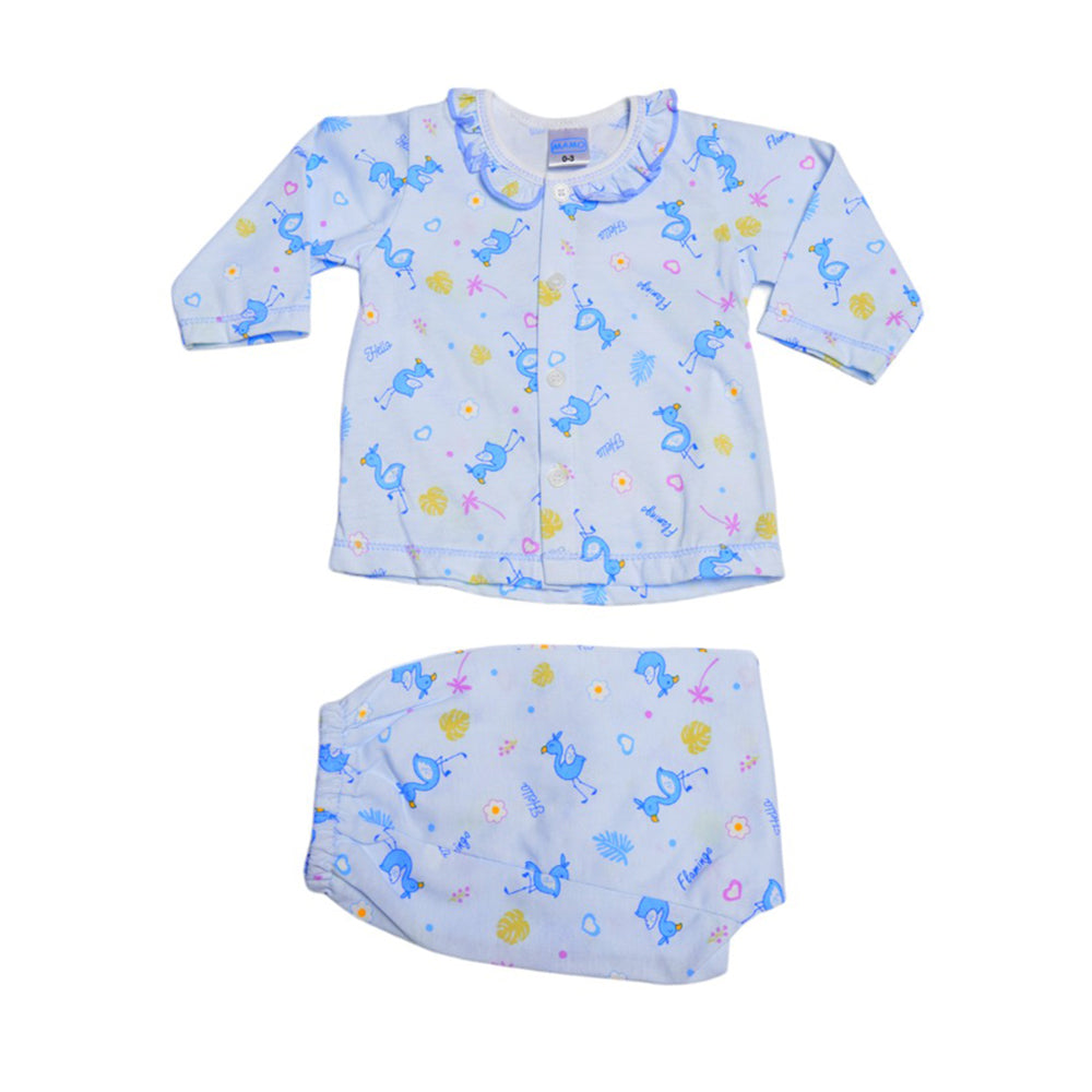 BOYS L/S 2PC PAJAMA SUIT MZS-24 0-3M THAI GL211