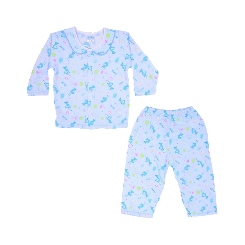 BOYS L/S 2PC PAJAMA SUIT MZS-24 12-18M THAI GL216