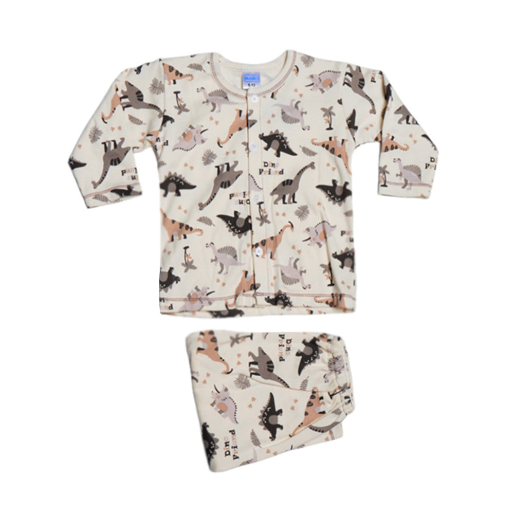 BOYS L/S 2PC PAJAMA SUIT MZS-24 6-12M THAI BL326