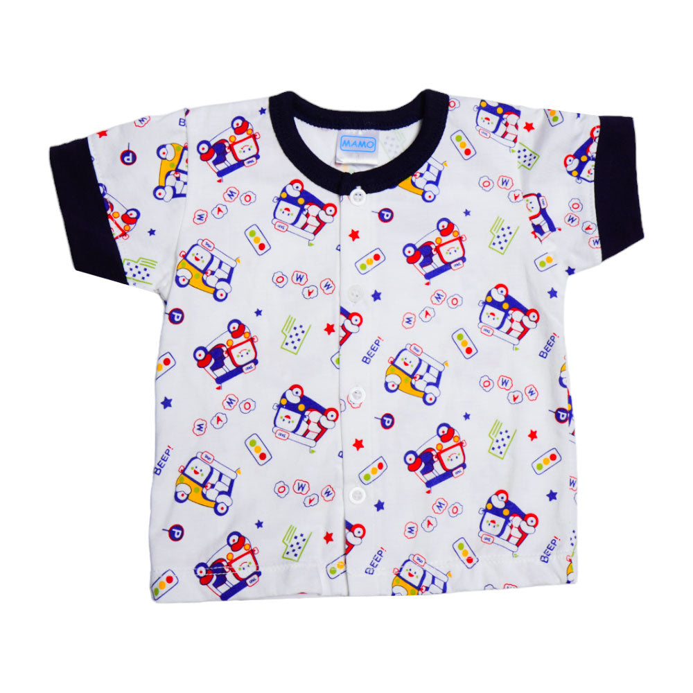 BOYS L/S 2PC PAJAMA SUIT MZS-24 3-6M THAI BL102