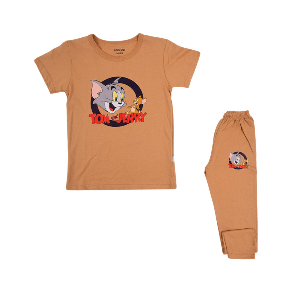BOYS S/S 2PC SLEEPING SUIT MZS-24 7-8 YEAR 5748