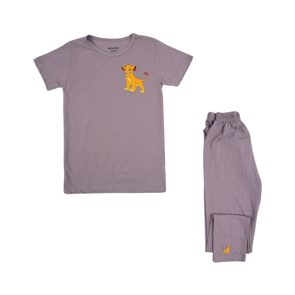 BOYS S/S 2PC SLEEPING SUIT MZS-24 7-8 YEAR 5637